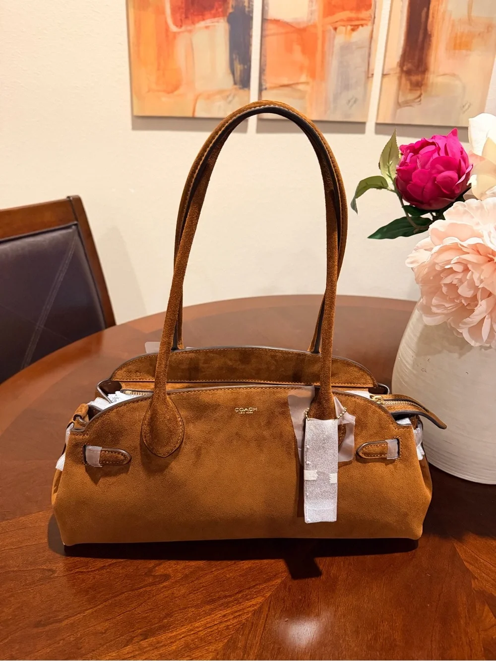 Coach Empire 34 in Warm Brown NWT